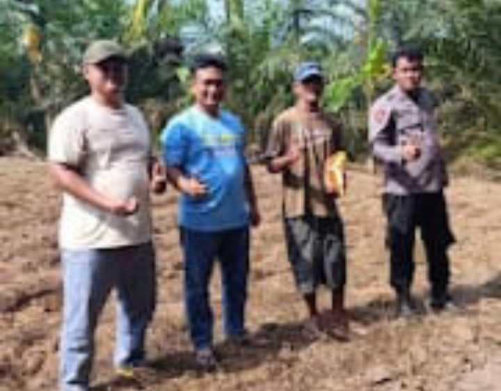 Polsek Kualuh Hulu Dukung Program Ketahanan Pangan