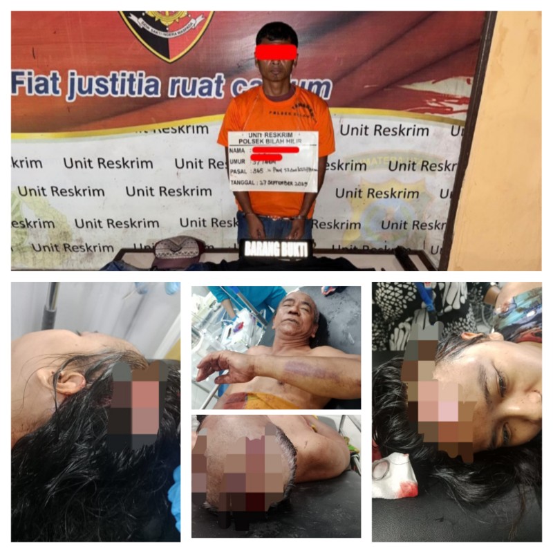Unit Reskrim  Polsek Bilah Hilir Gerak Cepat Tamgkap  Pelaku Curat Dengan  Melukai 3 Korban