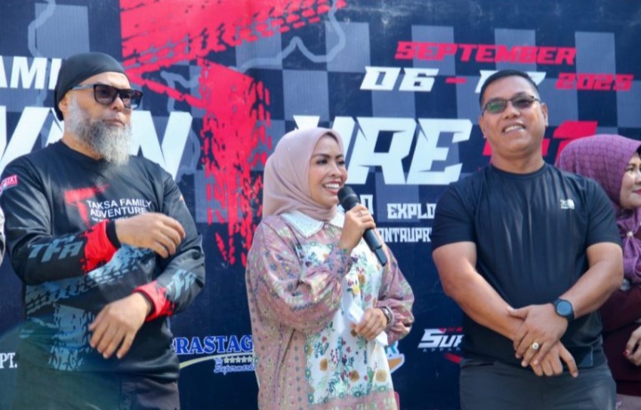 Bupati Labuhanbatu Lepas Trail Taksa Family