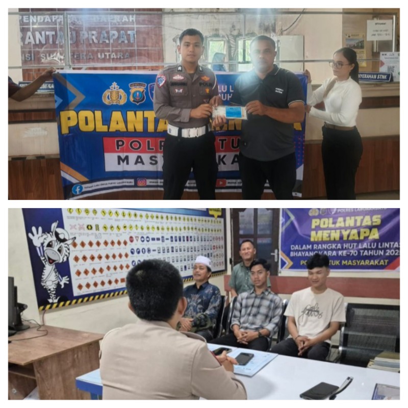 Polantas Menyapa Wujud Akuntabilitas Transparan Polres Labuhanbatu