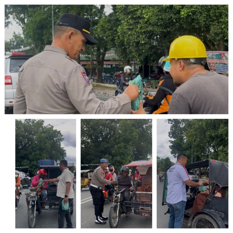 Satres Narkoba Polres Labuhanbatu Wujudkan Kepedulian di Hari Jumat