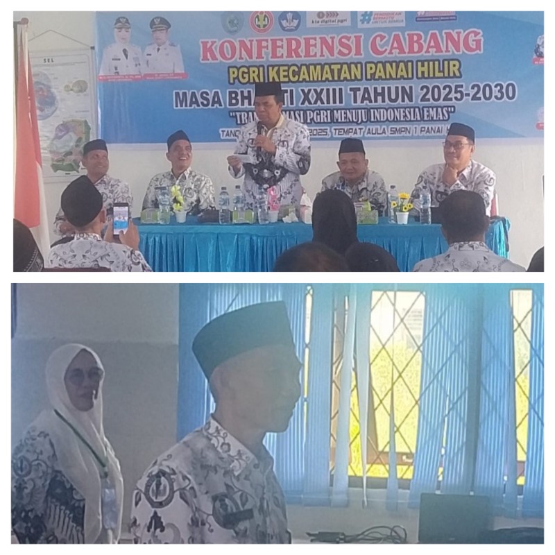 Pemilihan Ketua PGRI Ke XXIII Kecamatan Panai Hilir NIZAMUDDIN Spd Terpilih Menjadi Ketua Masa Bhakti 2025 – 2030.